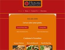 Tablet Screenshot of hunanriverplace.com